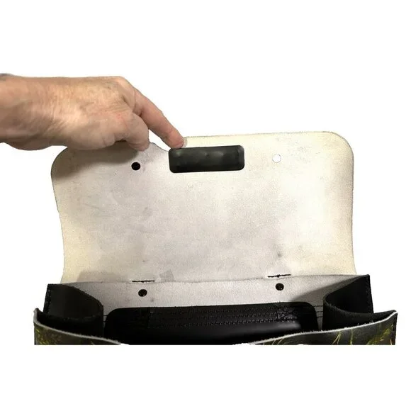 SUPER RARE Dr Martens Renaissance Print Leather Backpack Art-Inspired Top Handle - Picture 11 of 13